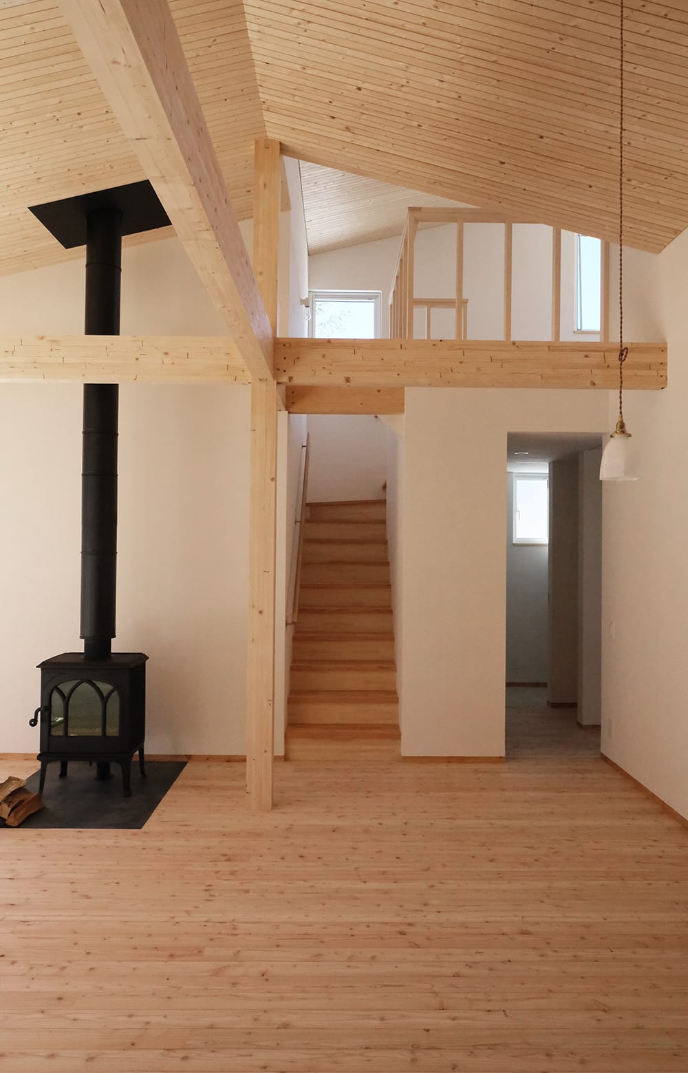 北海道産トドマツとカラマツの家 一戸建て木造住宅