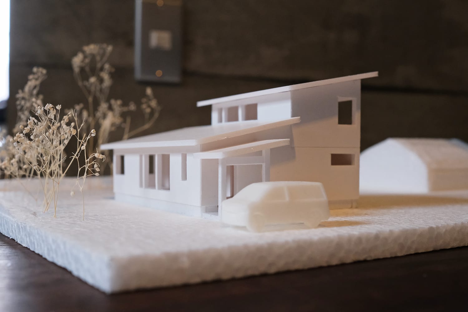 平屋プラスロフトの新築住宅ラフ模型