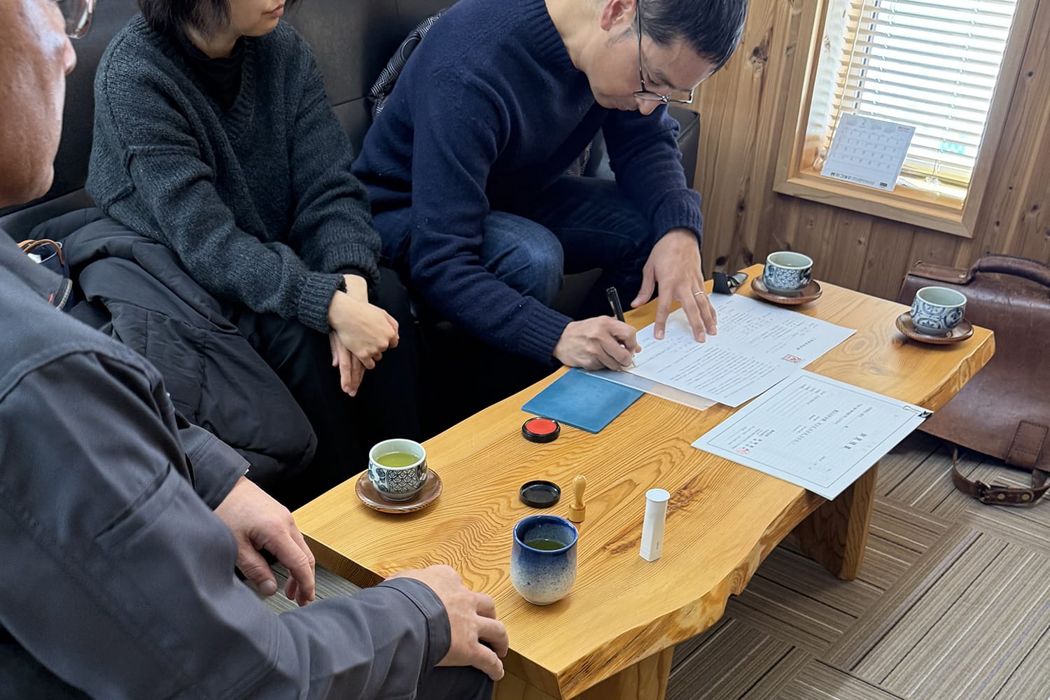 農家の新築住宅建設の工事契約